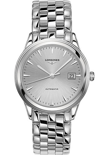 Longines Flagship Watch - 38.5 mm Steel Case - Silver Dial - Bracelet