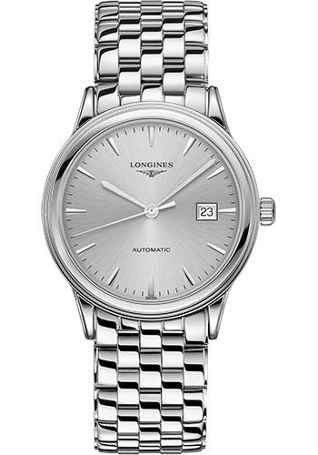 Longines Flagship Watch - 40 mm Steel Case - Silver Dial - Bracelet