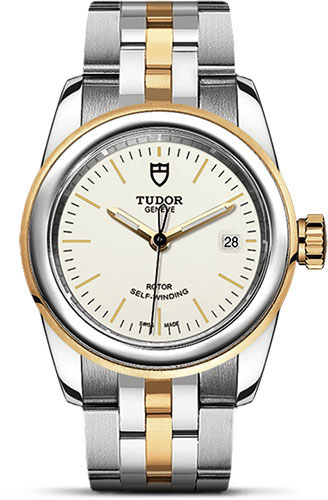 Tudor Glamour Date Watch - 26 mm Steel and Gold Case - Bracelet