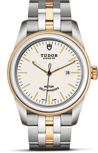 Tudor Glamour Date Watch - 31 mm Steel and Gold Case - Bracelet