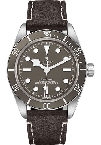 Tudor Black Bay Fifty-Eight 925 Watch - 39mm Silver Case - Taupe Bezel - Taupe Dial - Brown Leather Strap