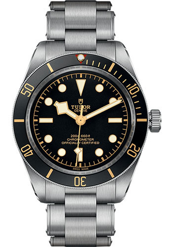 Tudor Black Bay Fifty-Eight Watch - 39 mm Steel Case - Black Dial - Bracelet