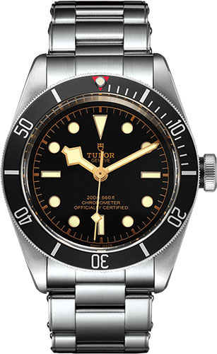 Tudor Black Bay Watch - 41 mm Steel Case - Black Bezel - Bracelet