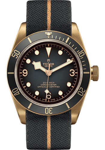Tudor Black Bay Bronze Watch - 43mm Bronze Case - Slate Grey Dial - Slate Grey Fabric Strap