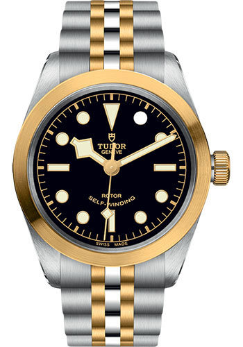 Tudor Black Bay 36 Steel and Gold Watch - 36mm Steel and Gold Case - Black Dial - Bracelet