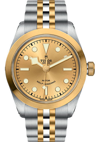 Tudor Black Bay 36 Steel and Gold Watch - 36mm Steel and Gold Case - Champagne Dial - Bracelet