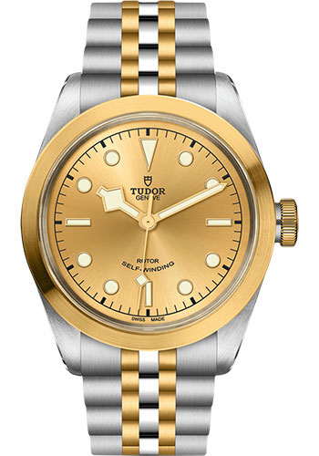 Tudor Black Bay 41 Steel and Gold Watch - 41mm Steel and Gold Case - Smooth Bezel - Champagne Dial