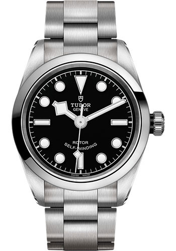 Tudor Black Bay 32 Watch - 32 mm Steel Case - Black Dial - Bracelet