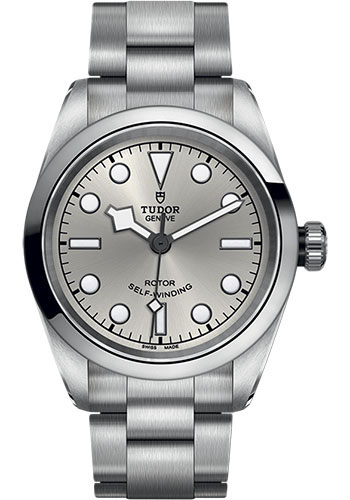 Tudor Black Bay 32 Watch - 32mm Steel Case - Silver Dial - Bracelet