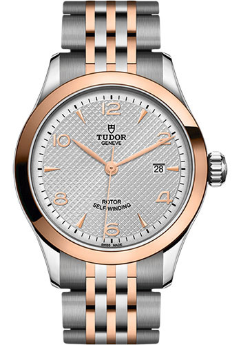 Tudor 1926 Watch - 28mm Steel and Gold Case - Silver Dial