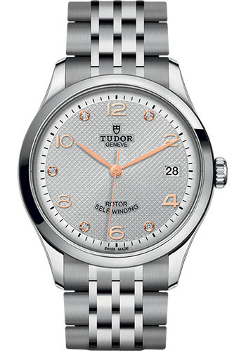 Tudor 1926 Watch - 36mm Steel Case - Silver Diamond Dial