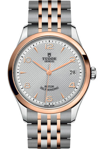 Tudor 1926 Watch - 36mm Steel and Gold Case - Silver Dial