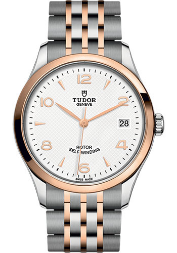 Tudor 1926 Watch - 36mm Steel and Gold Case - White Dial - Bracelet