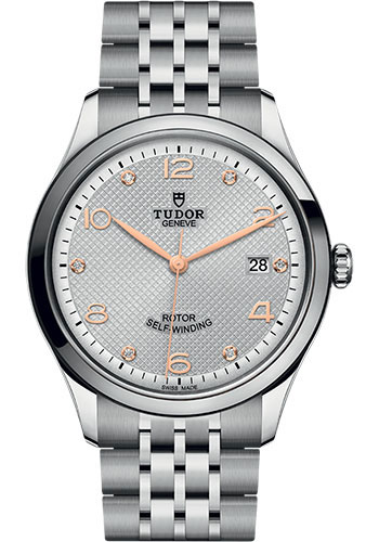Tudor 1926 Watch - 39mm Steel Case - Silver Diamond Dial