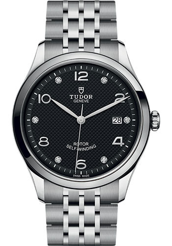 Tudor 1926 Watch - 39mm Steel Case - Black Diamond Dial