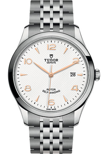 Tudor 1926 Watch - 41mm Steel Case - White Dial - Bracelet