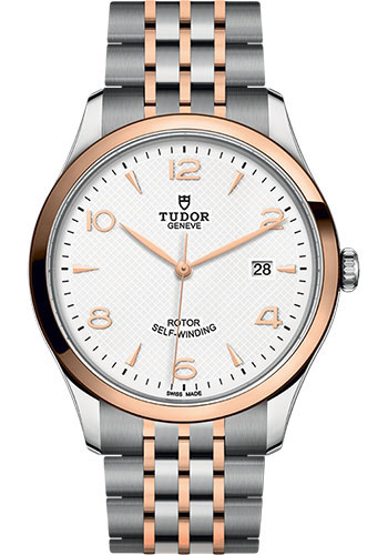 Tudor 1926 Watch - 41mm Steel and Gold Case - White Dial - Bracelet