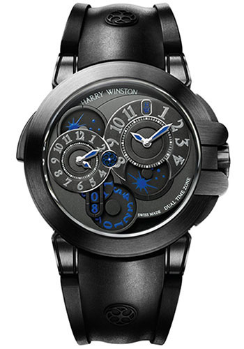 Harry Winston Ocean Dual Time Black Edition