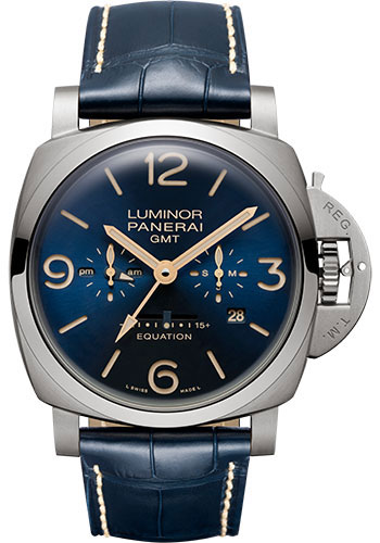 Panerai Luminor Equation of Time - 47mm - Brushed Titanium - Blue Dial