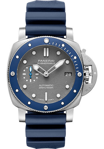 Panerai Submersible - 42mm - Brushed Steel - Shark Grey Dial