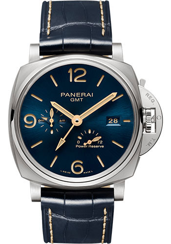 Panerai Luminor Due GMT Power Reserve - 45mm - Brushed Titanium