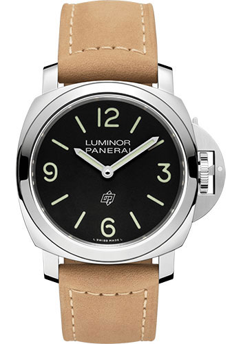 Panerai Luminor Base Logo - 44mm - Polished Steel - Black Dial