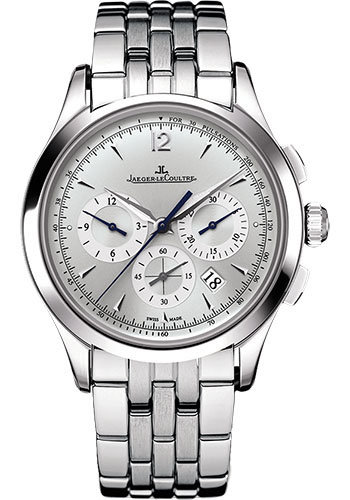 Jaeger-LeCoultre Master Chronograph - Stainless Steel Case - Silvered Grey Dial - Bracelet