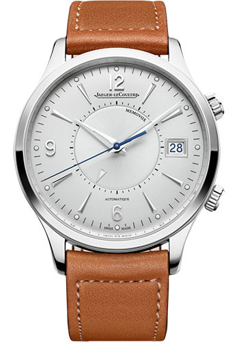 Jaeger-LeCoultre Master Control Memovox - Stainless Steel Case - Silvered Grey Dial - Novonappa Calfskin Strap