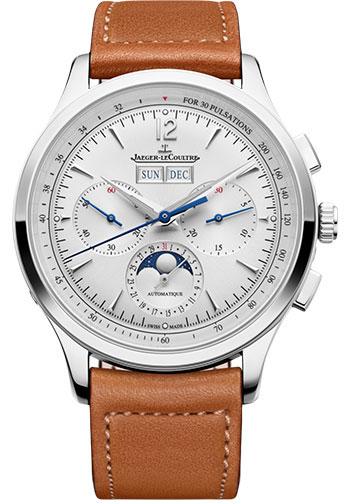 Jaeger-LeCoultre Master Control Chronograph Calendar - Stainless Steel Case - Silvered Grey Dial