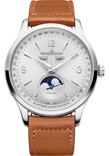 Jaeger-LeCoultre Master Control Calendar - Stainless Steel Case - Silvered Grey Dial