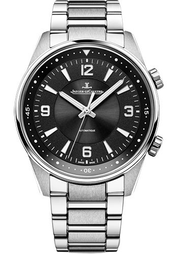 Jaeger-LeCoultre Polaris Automatic Watch - 41 mm Stainless Steel Case - Black Dial - Steel Bracelet