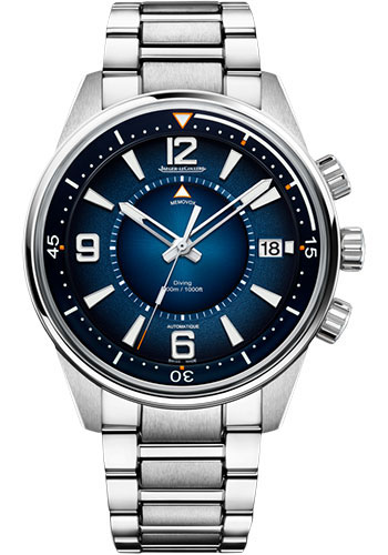 Jaeger-LeCoultre Polaris Mariner Memovox - Stainless Steel Case - Blue Dial - Bracelet