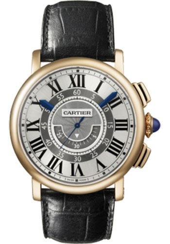 Cartier Rotonde de Cartier Central Chronograph Watch - 42 mm Pink Gold Case