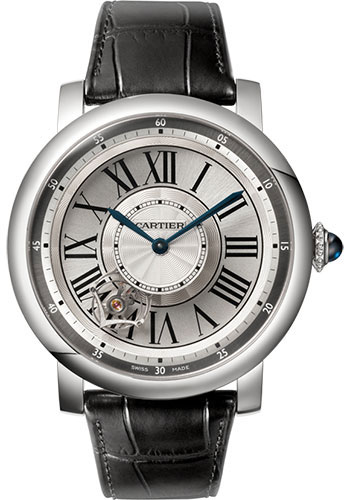 Cartier Rotonde de Cartier Astrotourbillon Watch - 47 mm White Gold Case