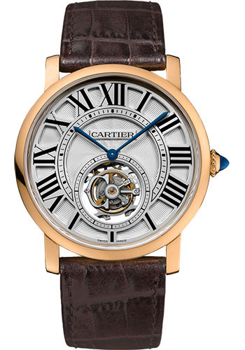 Cartier Rotonde de Cartier Flying Tourbillon Watch - 40 mm Pink Gold Case