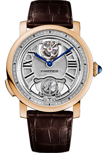 Cartier Rotonde de Cartier Minute Repeater Flying Tourbillon Watch - 45 mm Pink Gold Case