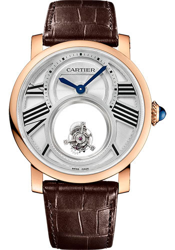Cartier Rotonde de Cartier Mysterious Double Tourbillon Watch - 45 mm Pink Gold Case