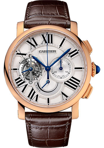 Cartier Rotonde de Cartier Tourbillon Chronograph 8-Day Power Reserve Watch - 45 mm