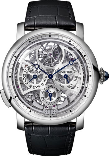 Cartier Rotonde de Cartier Grande Complication Skeleton Watch - 45 mm Platinum Case