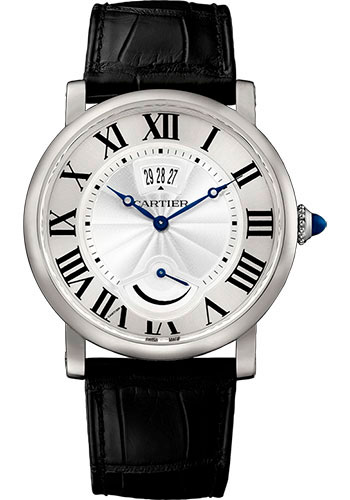Cartier Rotonde De Cartier Calendar Aperture and Power Reserve Watch - 40 mm Steel Case