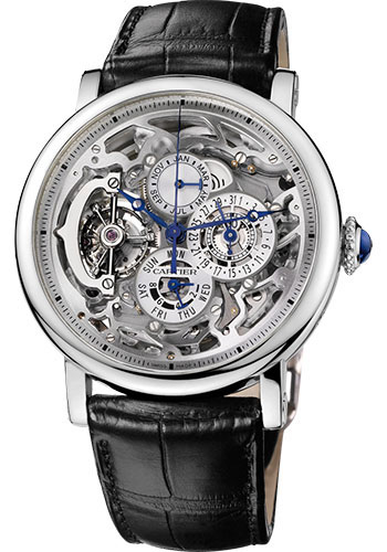 Cartier Rotonde de Cartier Grande Complication Skeleton Watch - 43.5 mm Platinum Case