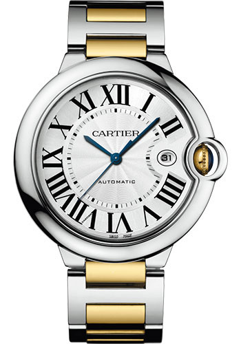 Cartier Ballon Bleu de Cartier Watch - 42.1 mm Steel Case - Yellow Gold And Steel Bracelet