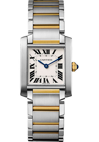Cartier Tank Française Watch - 30.4 mm Yellow Gold Case