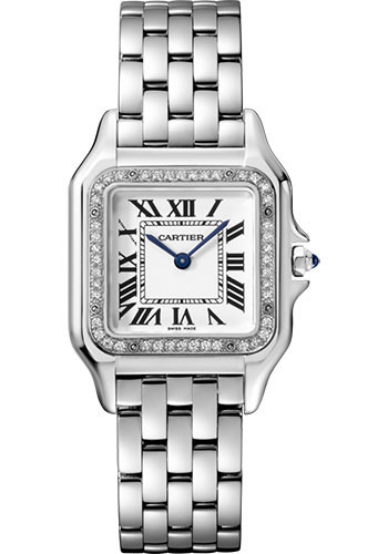 Cartier Panthère de Cartier Watch - 27 mm Steel Case - Diamond Bezel