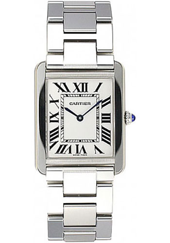 Cartier Tank Solo Watch - Large Steel Case