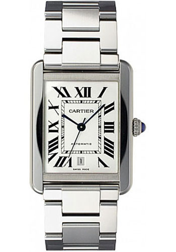 Cartier Tank Solo Extra Large Model Watch - 31 x 40.8 mm Steel Case