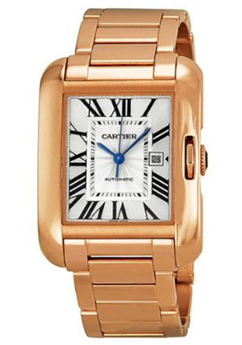 Cartier Tank Anglaise Watch - Medium Pink Gold Case
