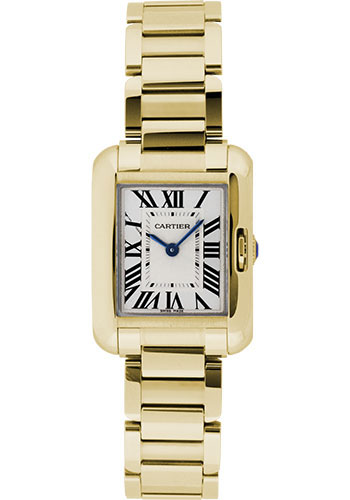 Cartier Tank Anglaise Watch - Small Yellow Gold Case