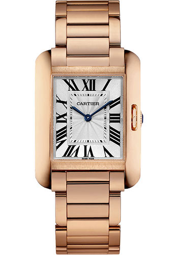 Cartier Tank Anglaise Watch - 34.7 mm Pink Gold Case