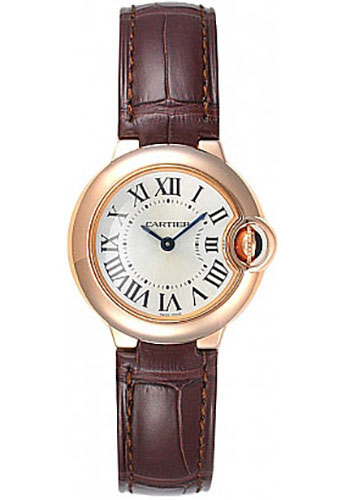 Cartier Ballon Bleu de Cartier Watch - Small Rose Gold Case - Alligator Strap